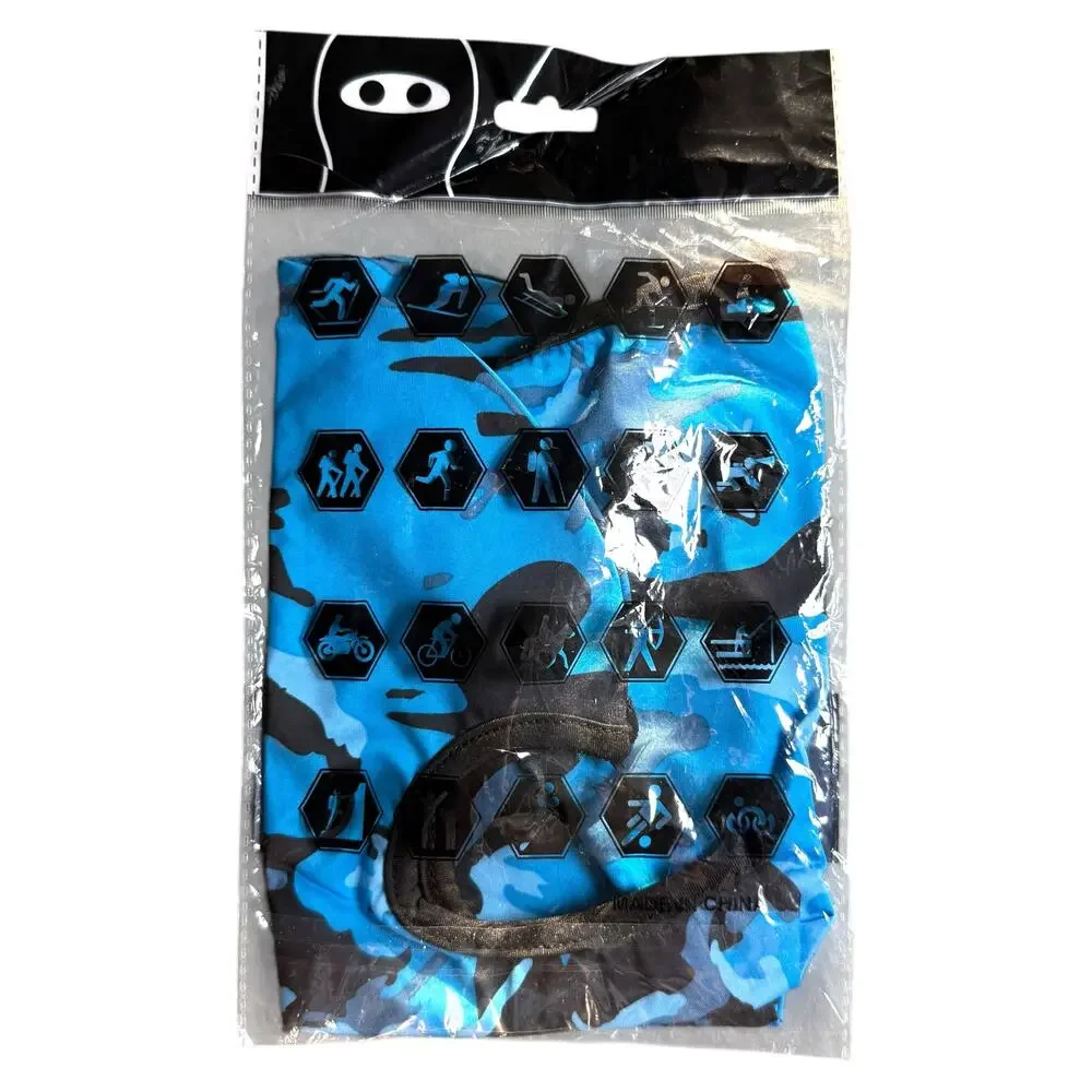 Streetwheres Blue Camouflage Balaclava Men’s OS - Streetwear Punk Bikes Cycling - Picture 11 of 11